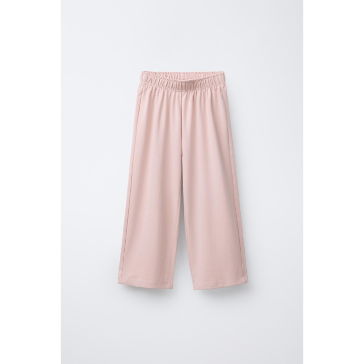 КОМПЛЕКТ ИЗ ТОЛСТОВКИ И БРЮК WIDE LEG ИЗ ФЛИСА, ОДНОТОННЫЙ