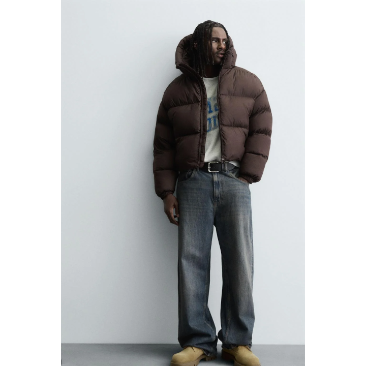 Куртка укороченного покроя с утеплителем