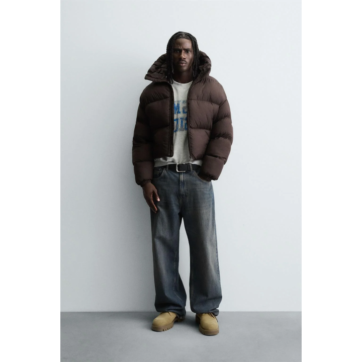 Куртка укороченного покроя с утеплителем