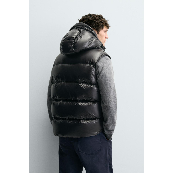 ЖИЛЕТ С НАПОЛНИТЕЛЕМ ИЗ 100% ПЕРА