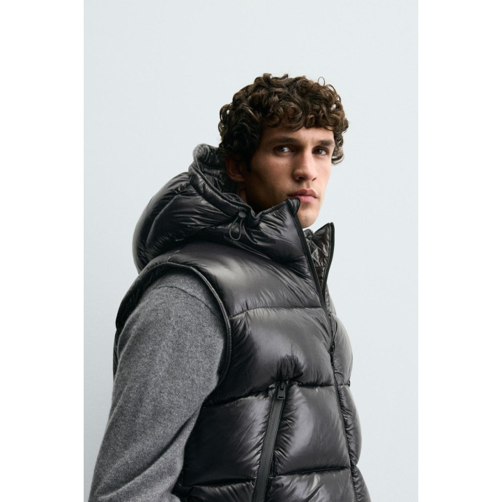 ЖИЛЕТ С НАПОЛНИТЕЛЕМ ИЗ 100% ПЕРА