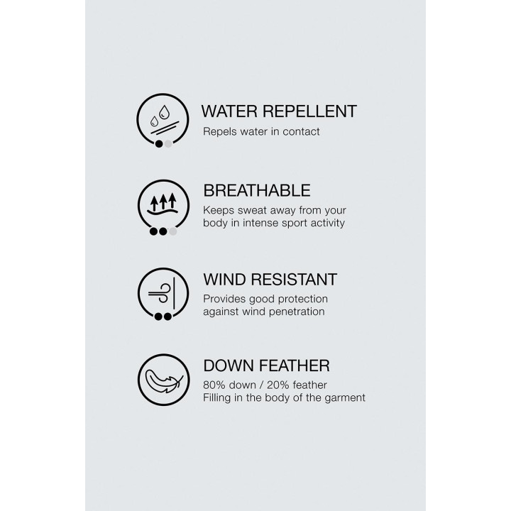 ЖИЛЕТ С НАПОЛНИТЕЛЕМ ИЗ 100% ПЕРА