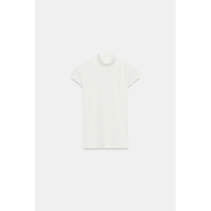 Водолазка из ребристого трикотажа