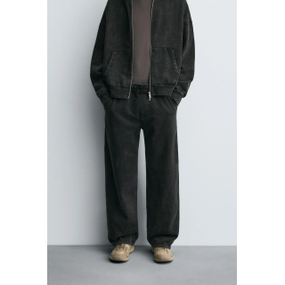 Джоггеры в свободном крое с эффектом потертости