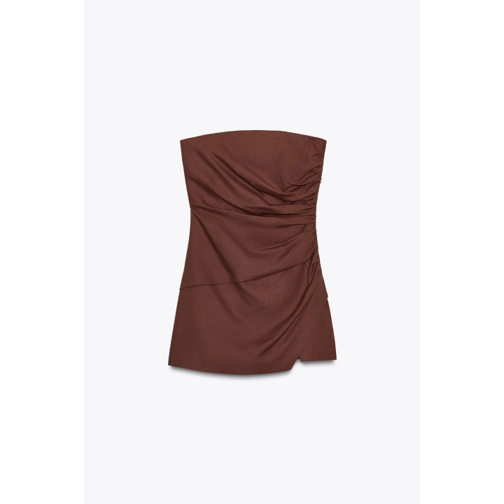 КОРОТКИЙ ЛЬНЯНОЙ КОМБИНЕЗОН