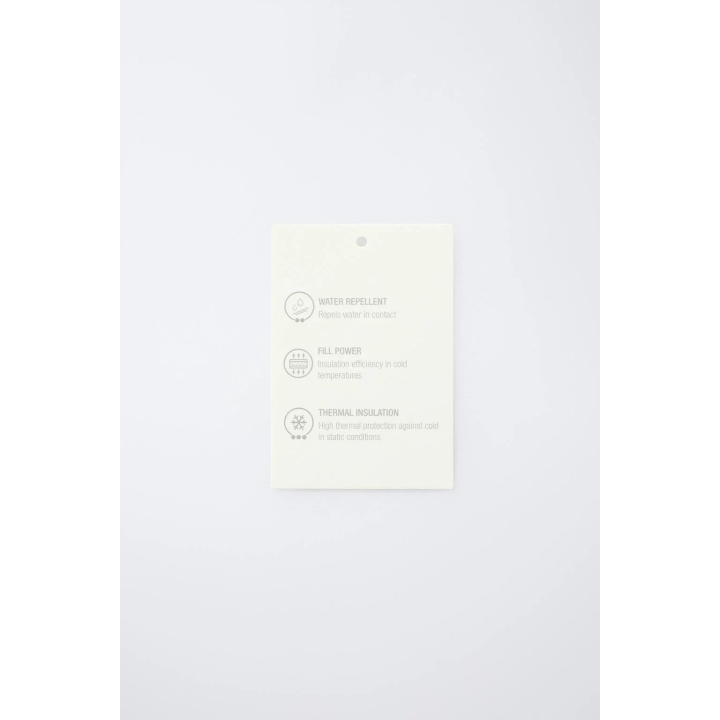 ПУХОВИК 50% ПЕРО И 50% ПУХ WATER REPELLENT ЭТИКЕТКА