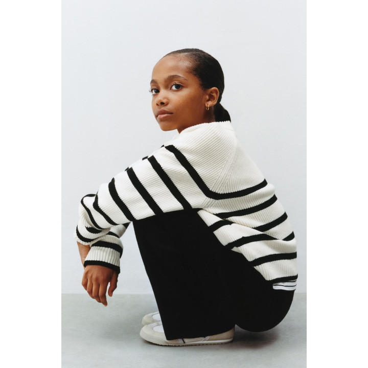 ТРИКОТАЖНЫЙ ДЖЕМПЕР В ПОЛОСКУ