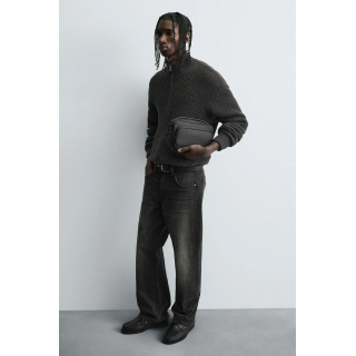 СУМКА С ПЛЕЧЕВЫМ РЕМНЕМ И ТЕКСТУРОЙ