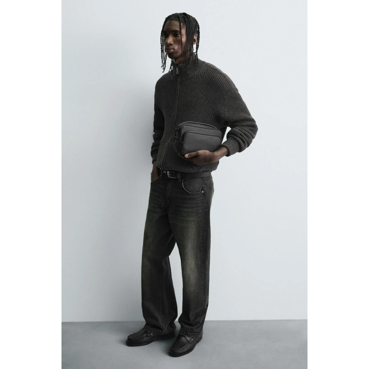 СУМКА С ПЛЕЧЕВЫМ РЕМНЕМ И ТЕКСТУРОЙ