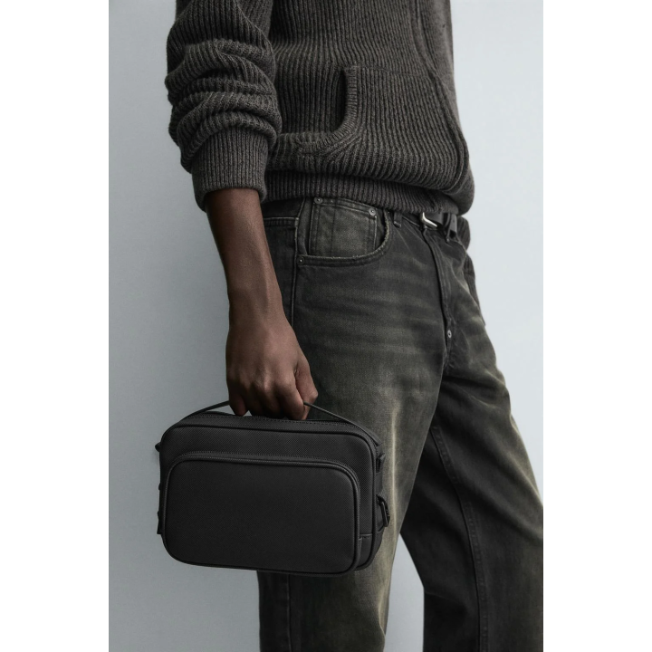 СУМКА С ПЛЕЧЕВЫМ РЕМНЕМ И ТЕКСТУРОЙ