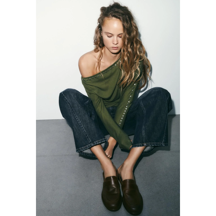 КОЖАНЫЕ ЛОФЕРЫ С ПЛАНКОЙ