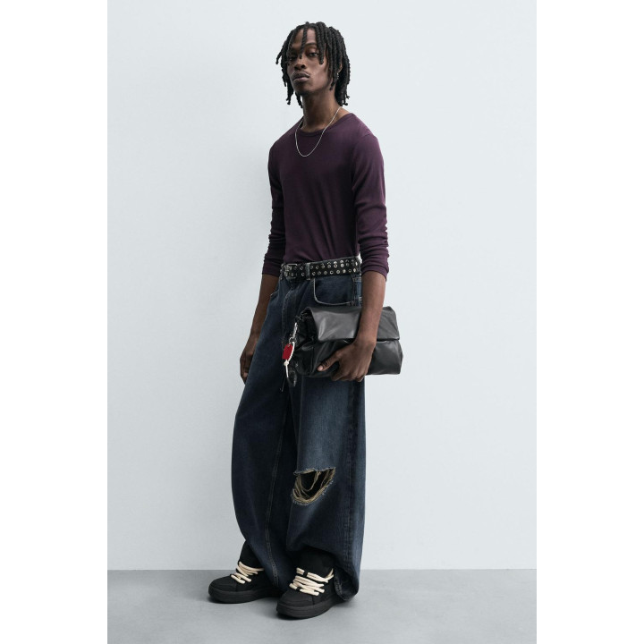 СУМКА-МЕССЕНДЖЕР С КЛАПАНОМ И БРЕЛОКОМ