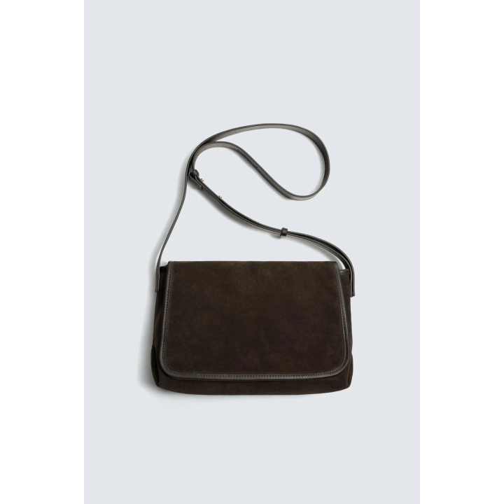 КОЖАНАЯ СУМКА С ПЛЕЧЕВЫМ РЕМНЕМ