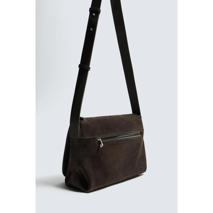 КОЖАНАЯ СУМКА С ПЛЕЧЕВЫМ РЕМНЕМ