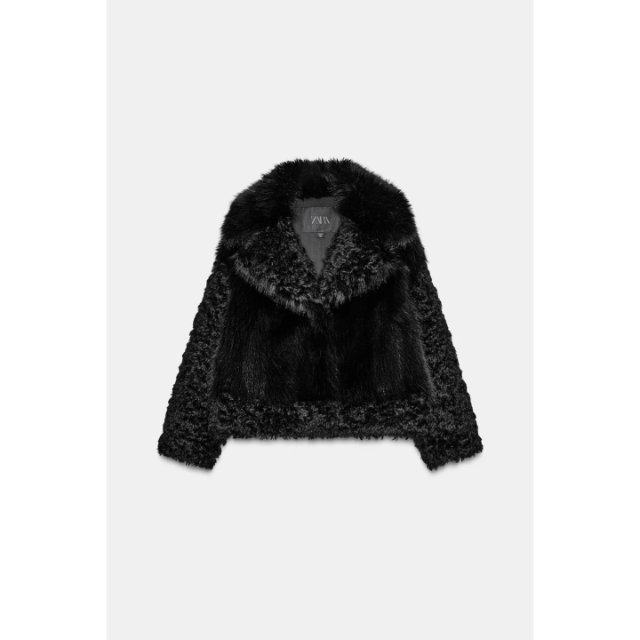 КОРОТКОЕ ПАЛЬТО ИЗ ИСКУССТВЕННОГО МЕХА — ZW COLLECTION