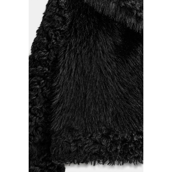 КОРОТКОЕ ПАЛЬТО ИЗ ИСКУССТВЕННОГО МЕХА — ZW COLLECTION