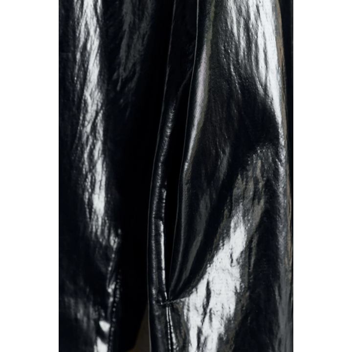 Тренч с блеском и контрастным воротником ZW COLLECTION LIMITED EDITION