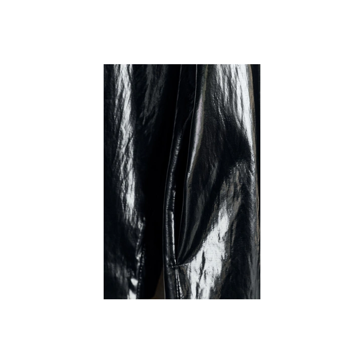 Тренч с блеском и контрастным воротником ZW COLLECTION LIMITED EDITION