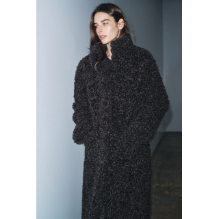 ДЛИННОЕ ПАЛЬТО ИЗ ИСКУССТВЕННОЙ ОВЧИНЫ — ZW COLLECTION