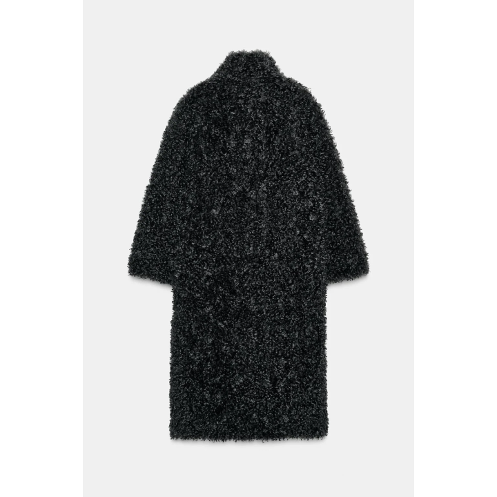 ДЛИННОЕ ПАЛЬТО ИЗ ИСКУССТВЕННОЙ ОВЧИНЫ — ZW COLLECTION