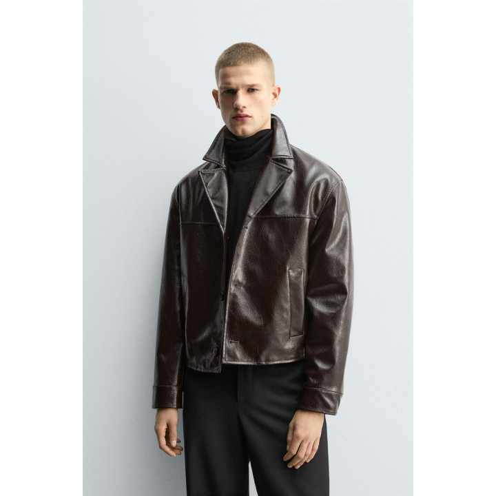 КУРТКА ИЗ ИСКУССТВЕННОЙ КОЖИ