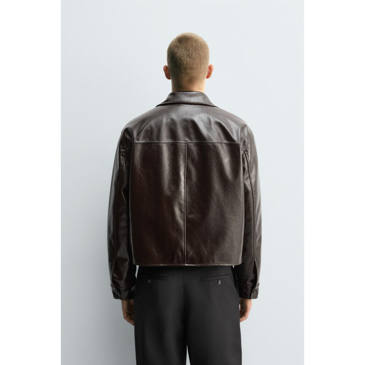 КУРТКА ИЗ ИСКУССТВЕННОЙ КОЖИ