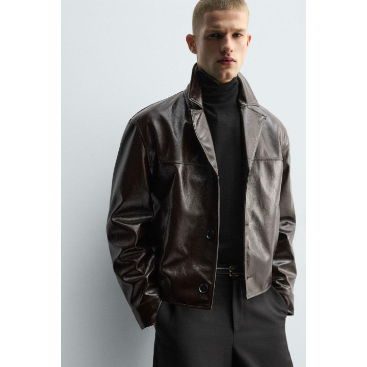 КУРТКА ИЗ ИСКУССТВЕННОЙ КОЖИ