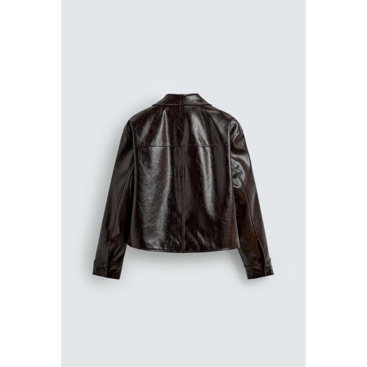 КУРТКА ИЗ ИСКУССТВЕННОЙ КОЖИ