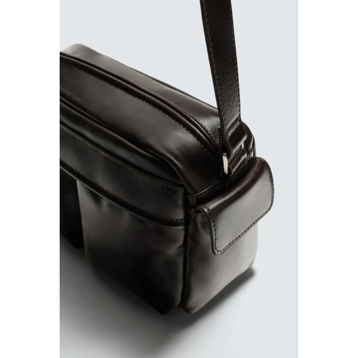 КОЖАНАЯ СУМКА ЧЕРЕЗ ПЛЕЧО