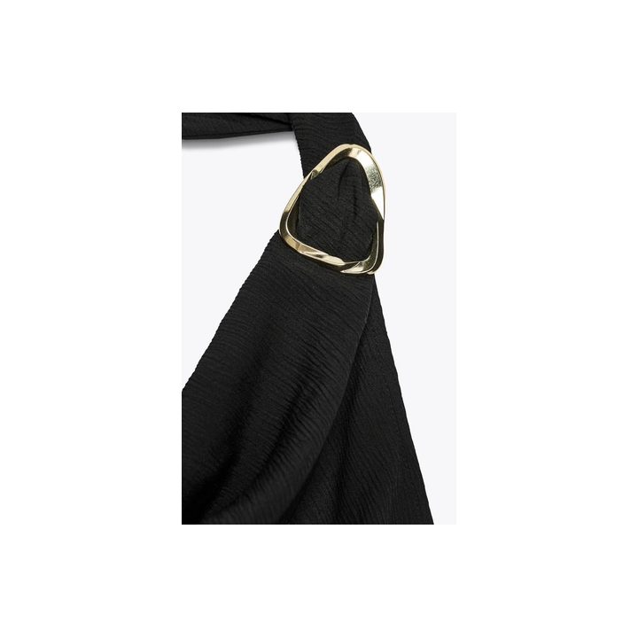 ТОП С ГОРЛОВИНОЙ ХАЛТЕР И ФУРНИТУРОЙ