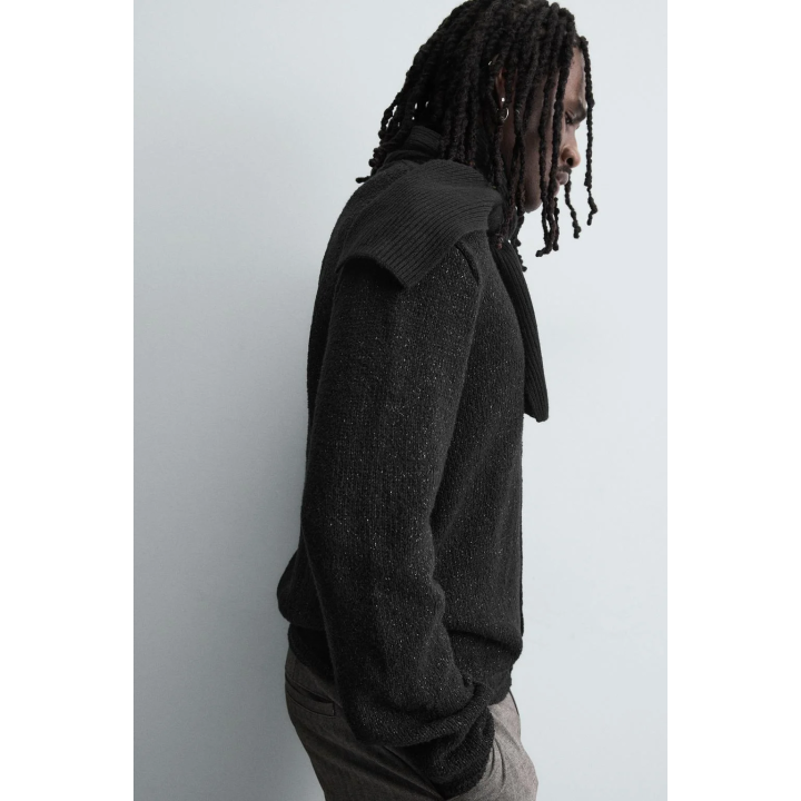 БЛЕСТЯЩИЙ ТЕКСТУРНЫЙ КАРДИГАН