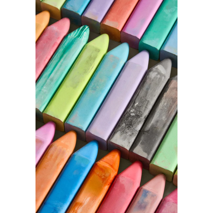 PACK OF COLOURED CHILDREN'S CHALKS (PACK OF 36)