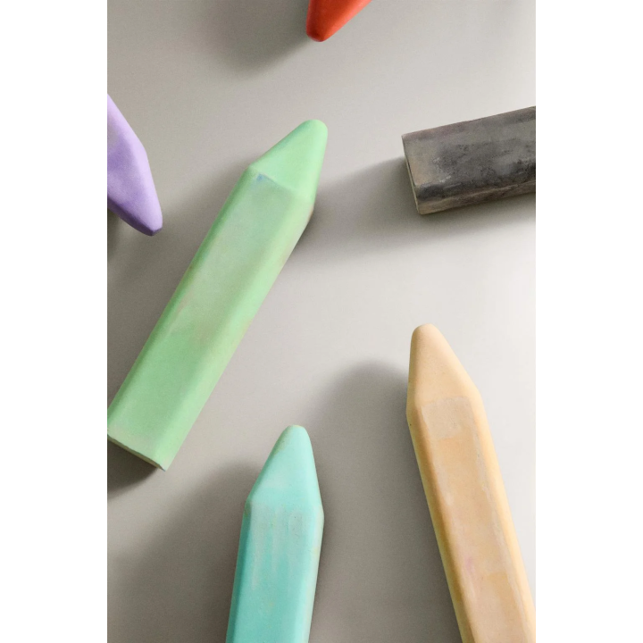 PACK OF COLOURED CHILDREN'S CHALKS (PACK OF 36)