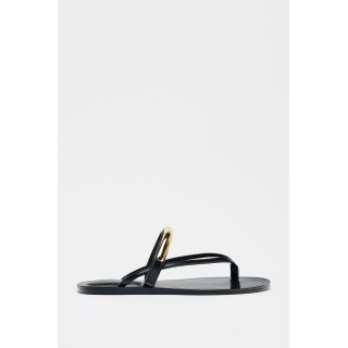 САНДАЛИИ С МЕТАЛЛИЧЕСКОЙ АППЛИКАЦИЕЙ