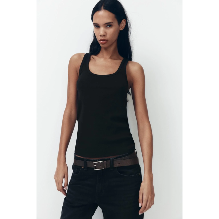 ДЖИНСЫ TRF WIDE LEG FULL LENGTH СО СРЕДНЕЙ ПОСАДКОЙ