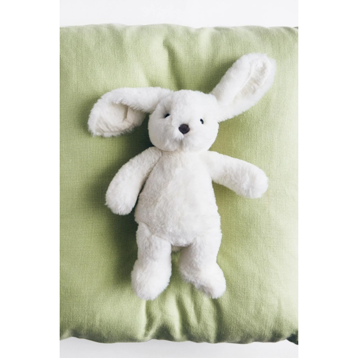 БЕЛЫЙ МЯГКИЙ ИГРУШЕЧНЫЙ КРОЛИК