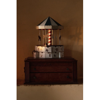 Адвент-календарь карусель на рождество