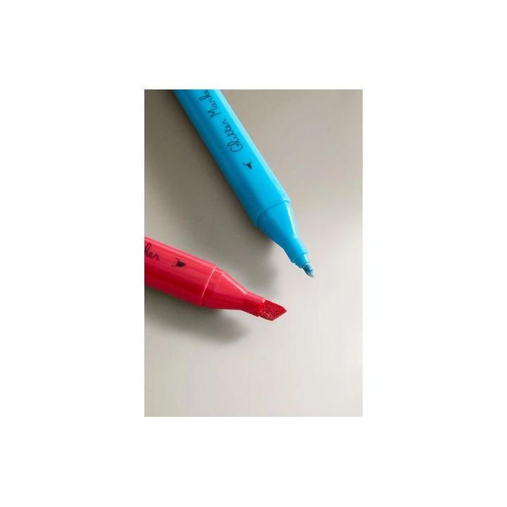 CHILDREN'S GLITTER MARKERS (PACK OF 12)