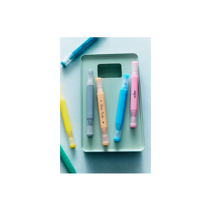 CHILDREN'S GLITTER MARKERS (PACK OF 12)