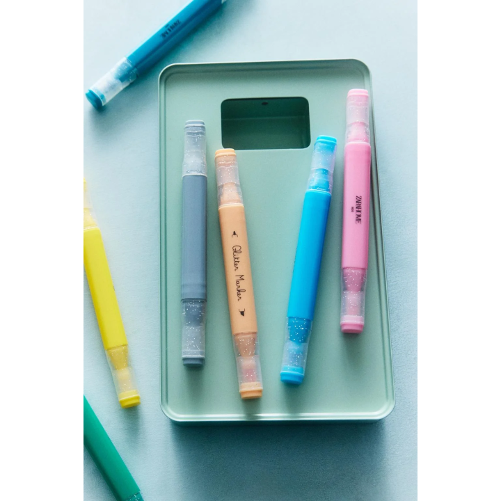 CHILDREN'S GLITTER MARKERS (PACK OF 12)