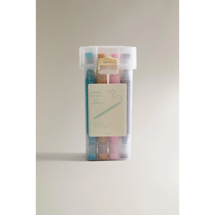 CHILDREN'S GLITTER MARKERS (PACK OF 12)