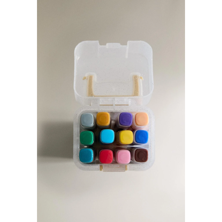 CHILDREN'S GLITTER MARKERS (PACK OF 12)