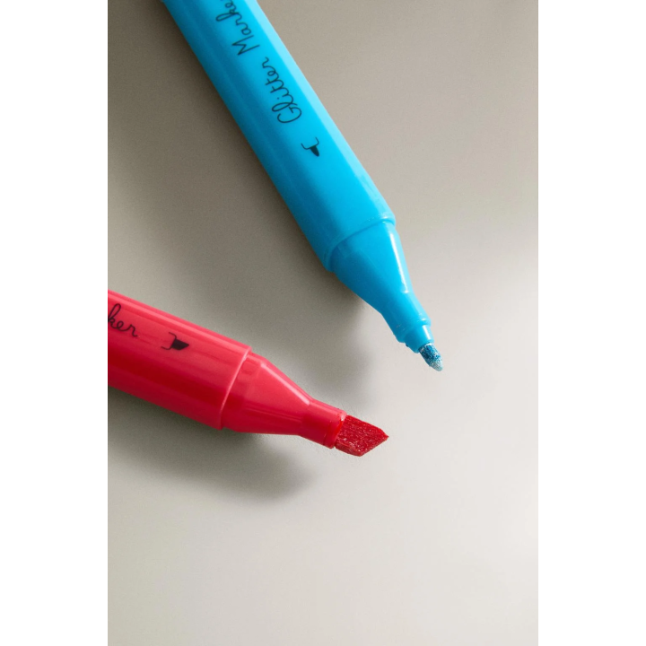 CHILDREN'S GLITTER MARKERS (PACK OF 12)