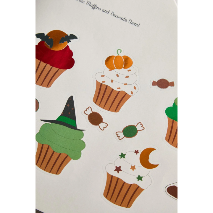 Тетрадь для хэллоуинских занятий и наклеек