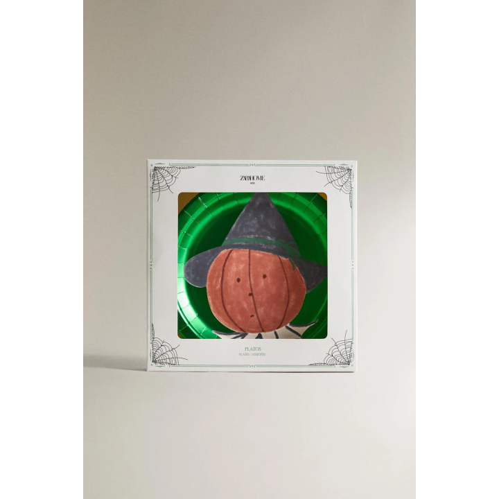 PACK OF CHILDREN’S HALLOWEEN PAPER PLATES (PACK OF 12)