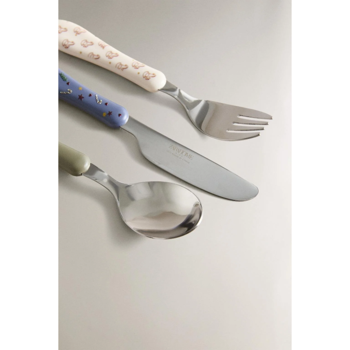 Детский набор столовых приборов для рождества