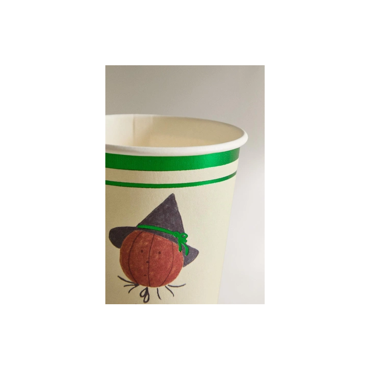 PACK OF CHILDREN'S HALLOWEEN PAPER CUPS (PACK OF 12)