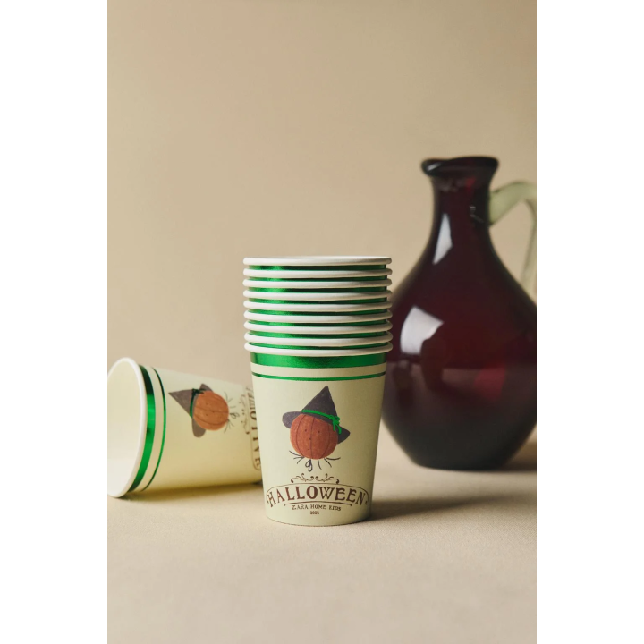 PACK OF CHILDREN'S HALLOWEEN PAPER CUPS (PACK OF 12)