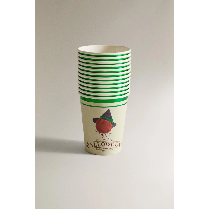 PACK OF CHILDREN'S HALLOWEEN PAPER CUPS (PACK OF 12)