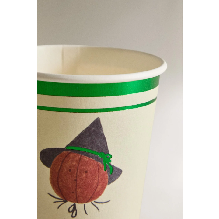 PACK OF CHILDREN'S HALLOWEEN PAPER CUPS (PACK OF 12)